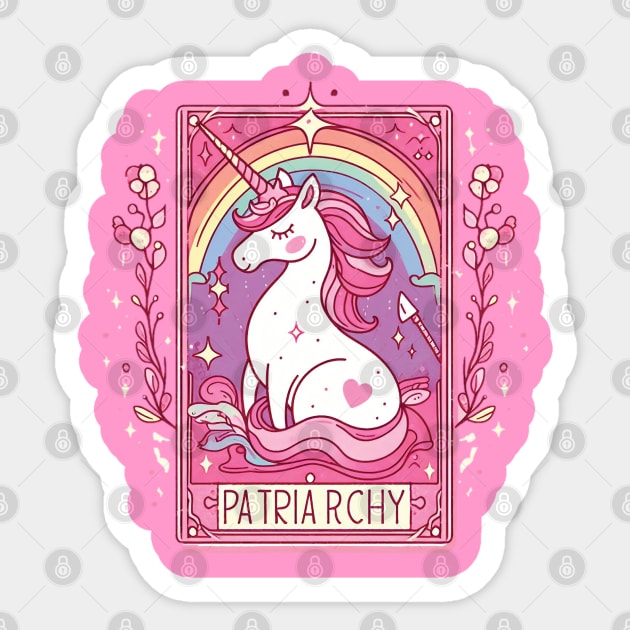 Patriarchy Sticker by Trendsdk